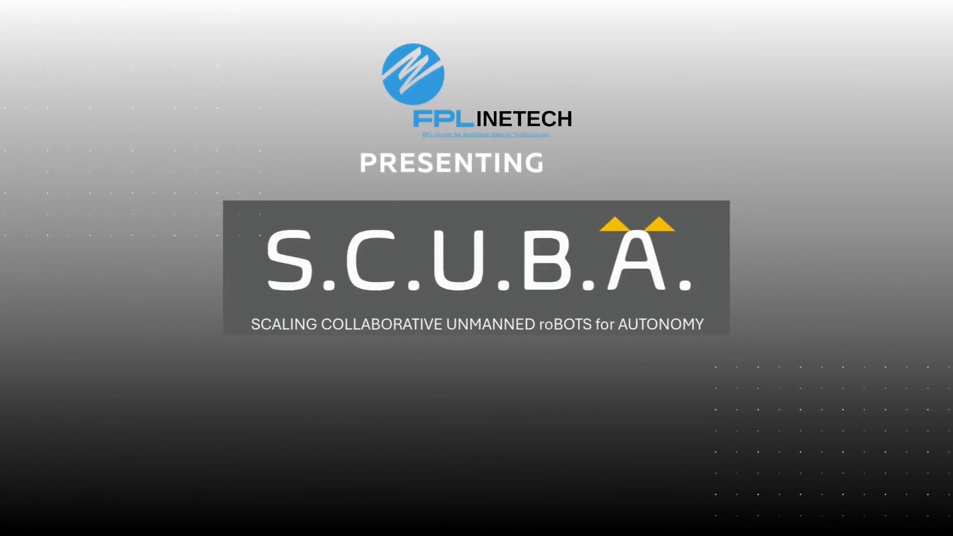 SCUBA Lab presents ground robot perception system to FPL